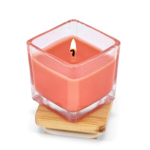 Bougie végétale Chakra dans un pot en verre 28