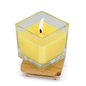 Bougie végétale Chakra dans un pot en verre 32