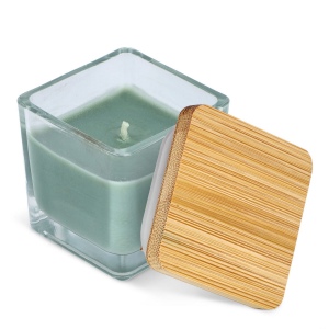 Bougie végétale Chakra dans un pot en verre 34