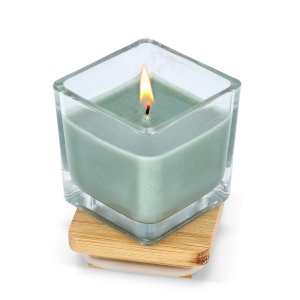 Bougie végétale Chakra dans un pot en verre 37