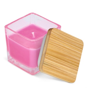 Bougie végétale Chakra dans un pot en verre 40