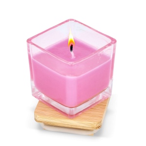 Bougie végétale Chakra dans un pot en verre 43