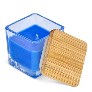 Bougie végétale Chakra dans un pot en verre 14