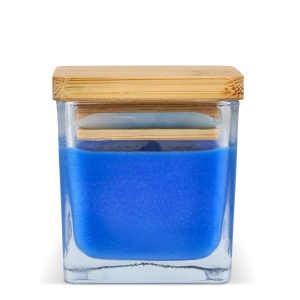 Bougie végétale Chakra dans un pot en verre 17