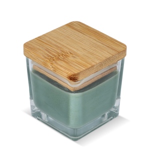 Bougie végétale Chakra dans un pot en verre 7