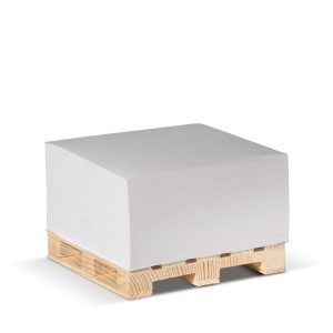 Bloc cube 10x10x5cm sur palette en bois 2
