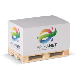 Bloc rectangulaire 12x8x6cm sur palette en bois