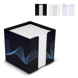 Bloc de papier dans un bac à cubes 10x10x10cm