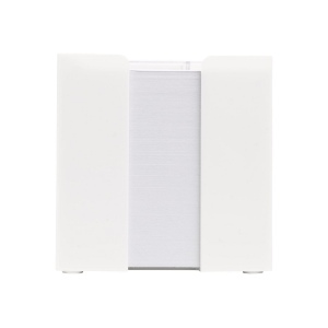 Bloc de papier 10x10x10cm dans une boîte cubique avec compartiments 6