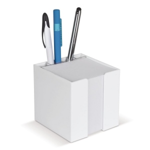 Bloc de papier 10x10x10cm dans une boîte cubique avec compartiments 7