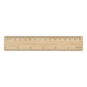 Règle en bambou 15cm 2
