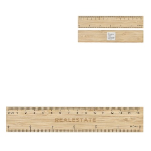 Règle en bambou 15cm