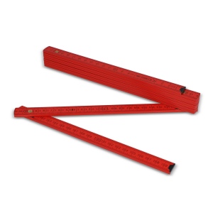 Règle pliante en bois 2m premium peinte 24