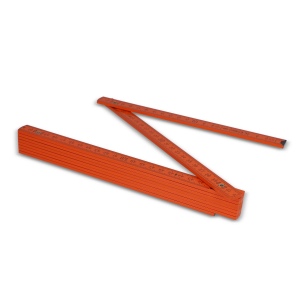 Règle pliante en bois 2m premium peinte 28
