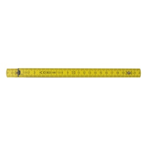 Règle pliante en bois 2m premium peinte 33