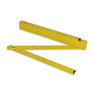 Règle pliante en bois 2m premium peinte 34