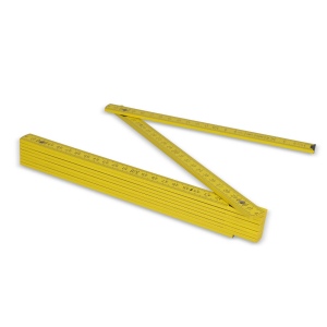 Règle pliante en bois 2m premium peinte 37