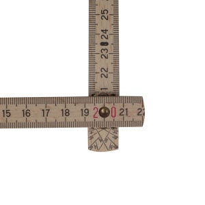 Règle pliante en bois 2m premium, naturel 3