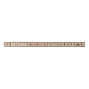 Règle pliante en bois 2m premium, naturel 7