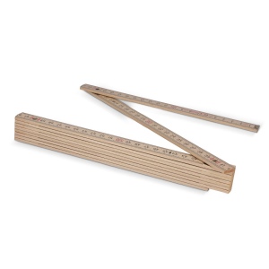 Règle pliante en bois 2m premium, naturel 8