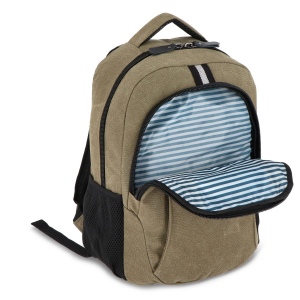 Sac à dos en toile de coton recyclé Harper 14