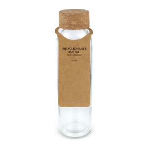 Bouteille en verre recyclé avec bouchon en liège 500ml 3