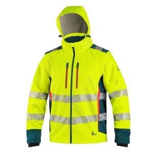 Veste de travail softshell 2 en 1 classique haute visibilité Homme CXS 2