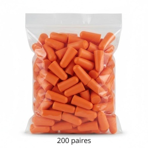 Bouchons d?oreille par lot de 200 paires CXS 3