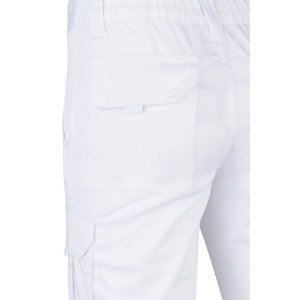 VL LUGH. Pantalon stretch, multipoches (240g/m²) en coton (46%), EME (38%) et polyester (16%) 31