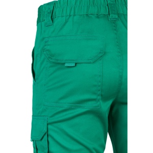 VL LUGH. Pantalon stretch, multipoches (240g/m²) en coton (46%), EME (38%) et polyester (16%) 36