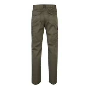 VL LUGH. Pantalon stretch, multipoches (240g/m²) en coton (46%), EME (38%) et polyester (16%) 52