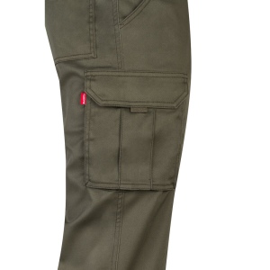 VL LUGH. Pantalon stretch, multipoches (240g/m²) en coton (46%), EME (38%) et polyester (16%) 55