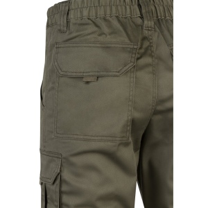 VL LUGH. Pantalon stretch, multipoches (240g/m²) en coton (46%), EME (38%) et polyester (16%) 56