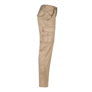 VL LUGH. Pantalon stretch, multipoches (240g/m²) en coton (46%), EME (38%) et polyester (16%) 59