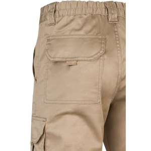 VL LUGH. Pantalon stretch, multipoches (240g/m²) en coton (46%), EME (38%) et polyester (16%) 61