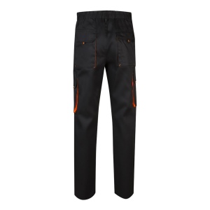 VL HYPNOS. Pantalon sergé, bicolore, multipoches (200g/m²), en coton (35%) et polyester (65%) 26