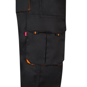 VL HYPNOS. Pantalon sergé, bicolore, multipoches (200g/m²), en coton (35%) et polyester (65%) 29