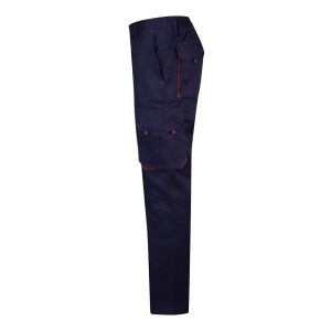VL HYPNOS. Pantalon sergé, bicolore, multipoches (200g/m²), en coton (35%) et polyester (65%) 32