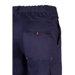 VL HYPNOS. Pantalon sergé, bicolore, multipoches (200g/m²), en coton (35%) et polyester (65%) 35