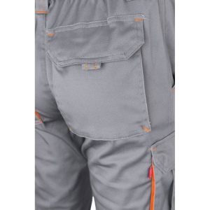 VL HYPNOS. Pantalon sergé, bicolore, multipoches (200g/m²), en coton (35%) et polyester (65%) 40