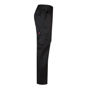 VL HYPNOS. Pantalon sergé, bicolore, multipoches (200g/m²), en coton (35%) et polyester (65%) 43