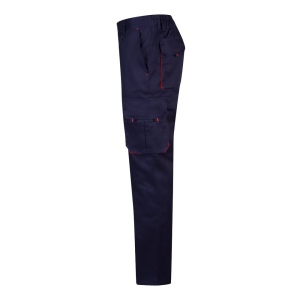 VL HYPNOS. Pantalon sergé, bicolore, multipoches (200g/m²), en coton (35%) et polyester (65%) 47