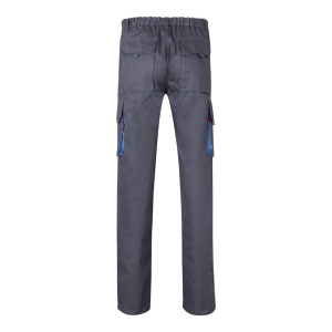 VL HYPNOS. Pantalon sergé, bicolore, multipoches (200g/m²), en coton (35%) et polyester (65%) 51
