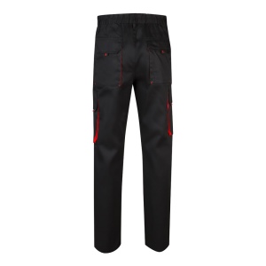 VL HYPNOS. Pantalon sergé, bicolore, multipoches (200g/m²), en coton (35%) et polyester (65%) 56