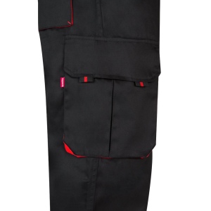 VL HYPNOS. Pantalon sergé, bicolore, multipoches (200g/m²), en coton (35%) et polyester (65%) 59