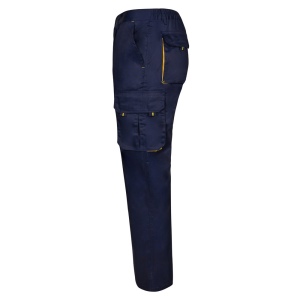 VL HYPNOS. Pantalon sergé, bicolore, multipoches (200g/m²), en coton (35%) et polyester (65%) 21