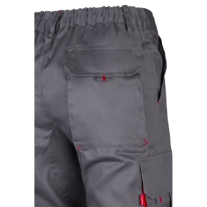 VL HYPNOS. Pantalon sergé, bicolore, multipoches (200g/m²), en coton (35%) et polyester (65%) 70