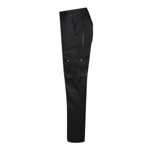 VL HYPNOS. Pantalon sergé, bicolore, multipoches (200g/m²), en coton (35%) et polyester (65%) 72