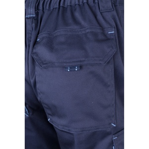 VL HYPNOS. Pantalon sergé, bicolore, multipoches (200g/m²), en coton (35%) et polyester (65%) 79