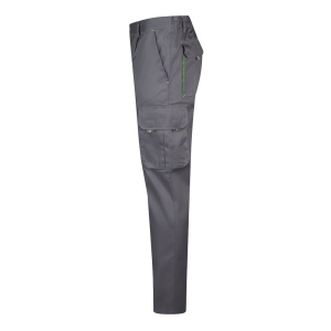 VL HYPNOS. Pantalon sergé, bicolore, multipoches (200g/m²), en coton (35%) et polyester (65%) 81